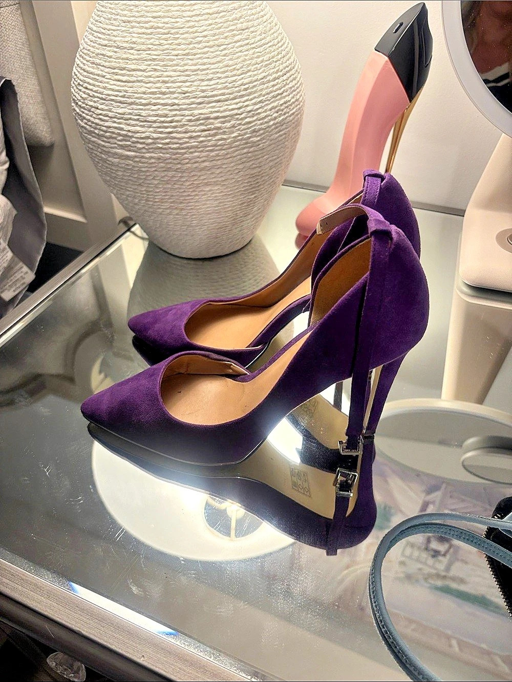Call It Spring Purple Pointed-Toe Heels